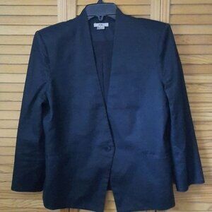 Helmut Single Button Black Blazer Size 12
